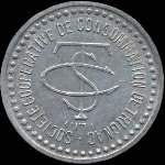 Jeton de 100 �mis par la Soci�t� Coop�rative de Consommation SCT � Trignac (44570 - Loire-Atlantique) - avers