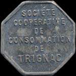 Jeton de 1 franc �mis par la Soci�t� Coop�rative de Consommation de Trignac (44570 - Loire-Atlantique) - avers