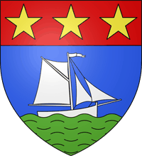Blason de la ville de Trouville (14360 - Calvados)