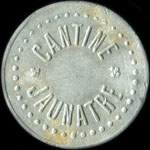 Jeton de 50 centimes Cantine Jaunatre (59e R.A.) � Troyes (10000 - Aube) - avers