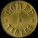 Jeton 1 franc Combe � Troyes (10000 - Aube) - avers