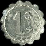 Jeton de 1 centime �mis par la Solidarit� � Tulle (19000 - Corr�ze) - revers