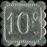 Jeton de 10 centimes �mis par la Solidarit� � Tulle (19000 - Corr�ze) - revers