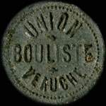 Jeton de 10 centimes �mis par l'Union Bouliste � Veauche (42340 - Loire) - avers