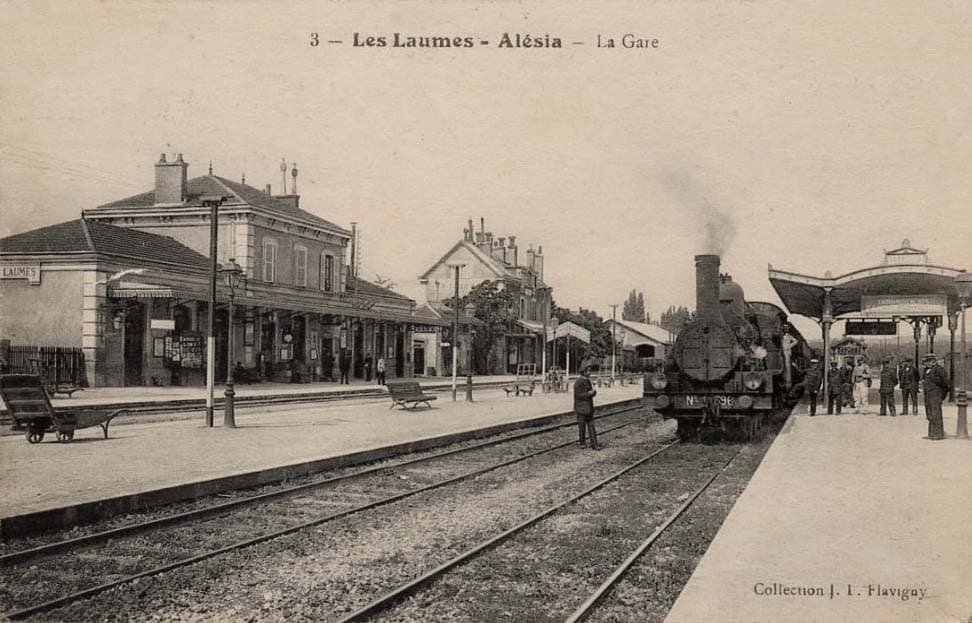 Venarey-les-Laumes (21150 - C�te-d'Or) - Les Laumes - Al�sia - La Gare