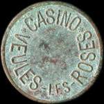 Jeton de 5 francs émis par le Casino - Veules-les-Roses (76980 - Seine-Maritime) - avers