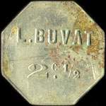 Jeton Syndicat de la Boulangerie - Vichy - Cusset - Bellerives - L. Buvat - 2 &frac12; centimes - Vichy (03200 - Allier) - revers
