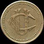 Jeton Casino de l'Univers - 1 franc - Vichy (03200 - Allier) - avers