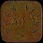 Jeton Eden Vichy - 40 centimes - Vichy (03200 - Allier) - avers