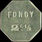 Jeton Syndicat de la Boulangerie - Vichy - Cusset - Bellerives - Fongy - 2 2 &frac12; centimes - Vichy (03200 - Allier) - revers