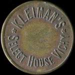 Jeton Kleiman's - Select House Vichy - 1 franc - Vichy (03200 - Allier) - avers