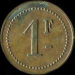 Jeton Kleiman's - Select House Vichy - 1 franc - Vichy (03200 - Allier) - revers