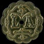 Jeton L A - La Restauration - 40 centimes - Vichy (03200 - Allier) - avers