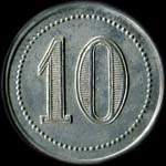 Jeton de 10 centimes �mis par l'Union Commerciale & Industrielle Viganaise au Vigan (30120 - Gard) - revers