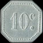 Jeton de 10 centimes �mis par le Cercle de l'Ecole Militaire d'Administration � Vincennes (94300 - Val-de-Marne) - revers