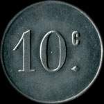Jeton de 10 centimes �mis par le Select Hotel - Vincennes (94300 - Val-de-Marne) - revers