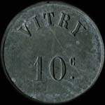 Jeton de 10 centimes �mis par Vitry � Vitry-sur-Orne (57185 - Moselle) - avers