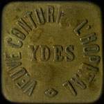 Jeton de 1 kg de pain �mis par la Veuve Conturie - l'H�pital � Ydes (15210 - Cantal) - avers