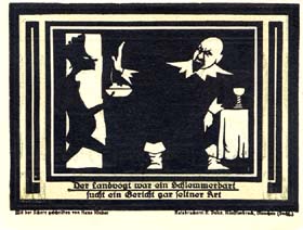 Notgeld Auerbach im Vogtland (Sachsen - Allemagne) - 50 pfennige - �mission du 1er juillet 1921 - dos