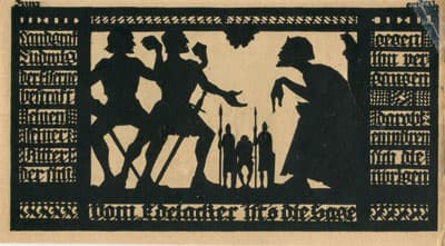 Notgeld der Stadt Freyburg an der Unstrut (Sachsen-Anhalt - Allemagne) - 50 pfennige n�&nbsp;00255 - 12&nbsp;septembre&nbsp;1921 - type 3 - dos