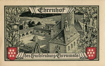 Gutschein der Stadt Kahla (Th&uuml;ringen - Allemagne) - 75 pfennige n&ordm;&nbsp;057427 - 15&nbsp;septembre&nbsp;1921 - dos