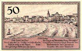 Notgeld Lyck ( Ostpreussen - Allemagne ) - 50 pfennige - �mission du 1er octobre 1921 - face