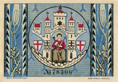 Notgeld der Stadt Montabaur - 50 pfennige - n�&nbsp;78308 - 1 d�cembre 1920 - dos