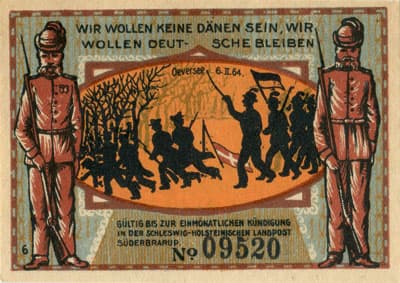 Gutschein der Gemeinde S�derbrarup (Schleswig-Holstein - Allemagne) - 50&nbsp;pfennig - (1921) - n�&nbsp;09520 - Type 6 - face