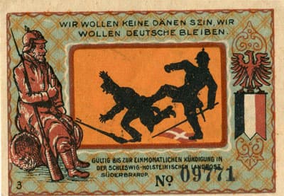 Gutschein der Gemeinde S�derbrarup (Schleswig-Holstein - Allemagne) - 50&nbsp;pfennig - (1921) - n�&nbsp;09771 - Type 3 - face