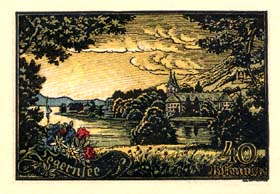 Notgeld Tegernsee (Bayern - Allemagne) - 40 pfennige - �mission du 1er juin 1921 - dos