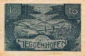 Notgeld Meggenhofen ( Autriche ) - 10 heller - Emission de mai 1920 - face