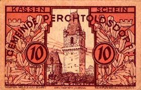 Notgeld Pechtoldsdorf ( Autriche ) - 10 heller - émission de décembre 1920 - face