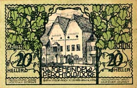 Notgeld Pechtoldsdorf ( Autriche ) - 20 heller - émission de décembre 1920 - face