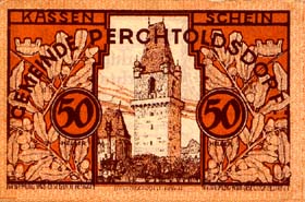 Notgeld Pechtoldsdorf (Autriche) - 50 heller - �mission de d�cembre 1920 - face