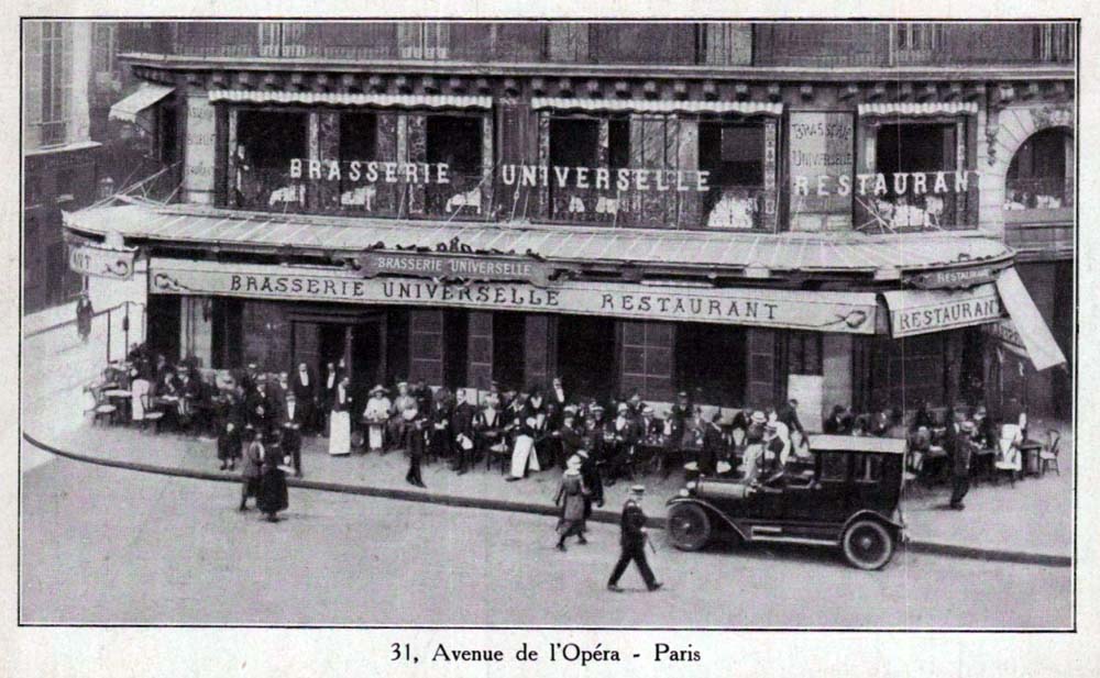 Brasserie Universelle - 31, Avenue de l'Op�ra - Paris