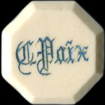 Jeton de nécessité de 1 franc émis par le C.Paix (Café de la Paix - 5, place de l'Opéra) à Paris - avers