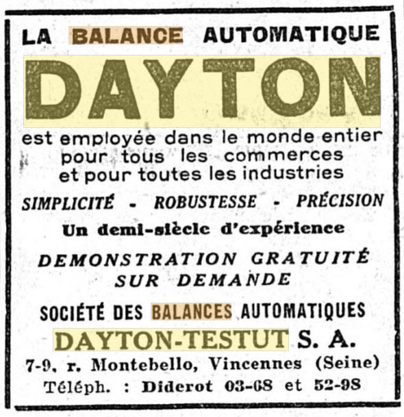 Dayton dans le Figaro du 4 juin 1933