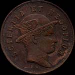 Jeton de n�cessit� de 20 francs �mis par l'Ecole Pratique de Commerce � Paris - avers