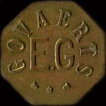 Jeton Govaerts E. G - 1 franc - Paris - avers