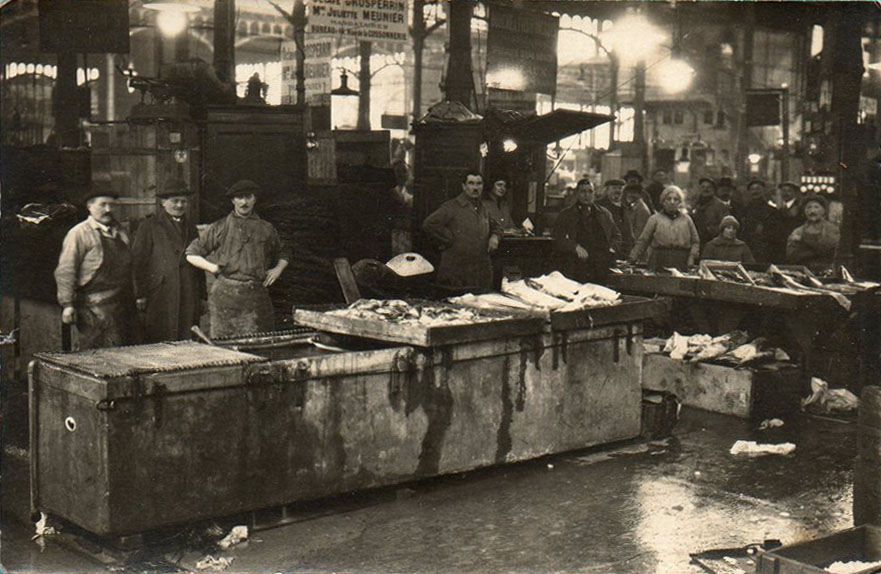 Photographie de l'étal Grosperrin & Meunier - Poissons - marché à Paris