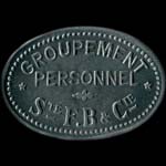 Jeton Groupement Personnel Sté F.B. & Cie (Flicoteaux, Boutet & Cie) - 50 centimes - Paris - avers