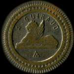 Jeton A. Guiraud - 20 centimes - Paris - avers