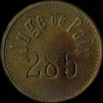 Jeton Juge de Paix � Paris - 10 (centimes) - avers