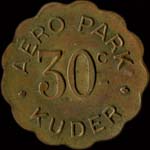 Jeton Kuder - Aéro Park à Paris - 30 centimes - avers