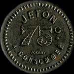 Jeton MAR-TEL � Paris - 75 centimes - revers