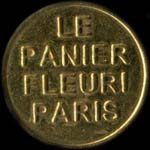 Jeton Le Panier Fleuri à Paris - 3 francs - avers