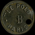 Jeton Le Polo à Paris - 20 centimes - avers