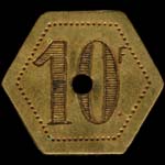 Jeton Restaurant Gardes - 42 bis Bd Bonne Nouvelle � Paris - 10 francs - revers