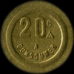 Jeton R.L. � Paris - 20 centimes - revers