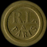 Jeton R.L. à Paris - 30 centimes - avers